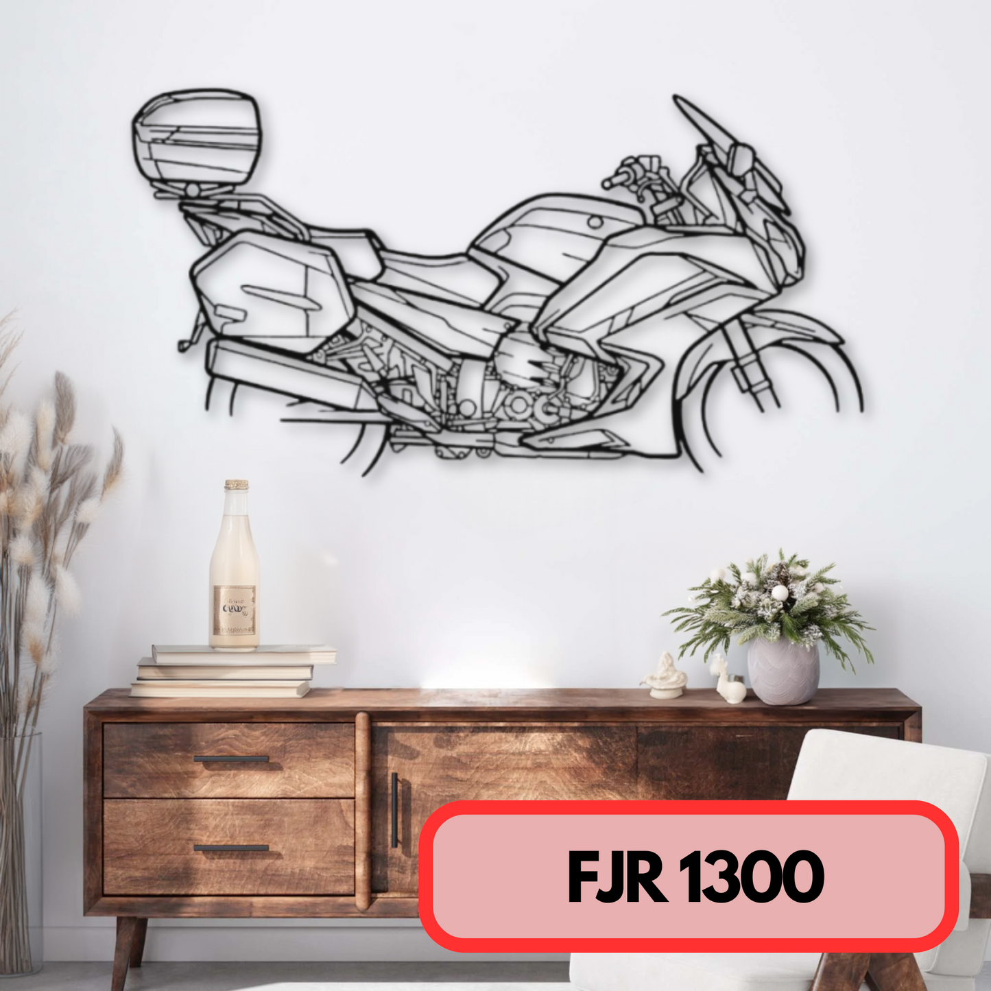 Décoration murale métal FJR 1300