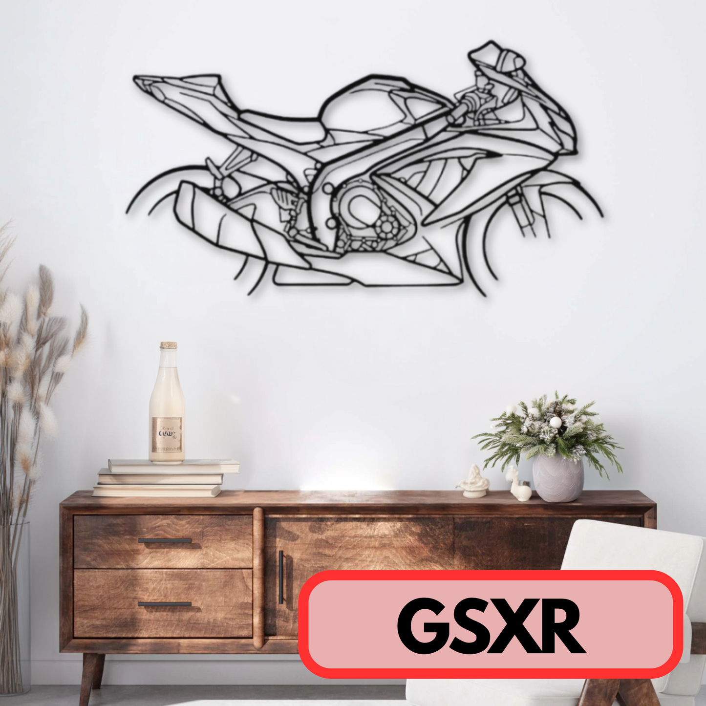 Décoration murale métal GSXR