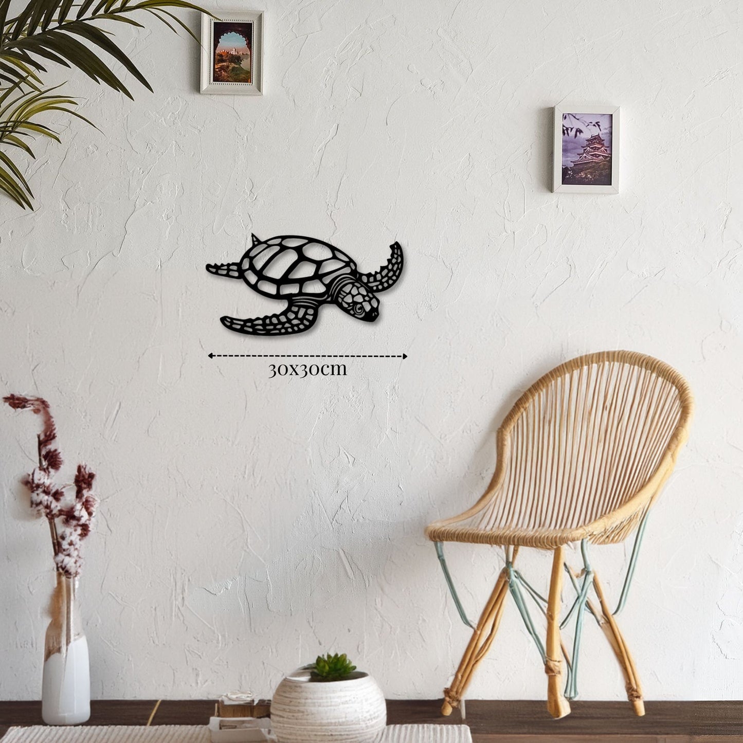 petite décoration murale tortue